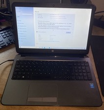 HP 250 G3 Notebook Laptop : i3-4005U : 4GB RAM : 50GB HDD : Win 10