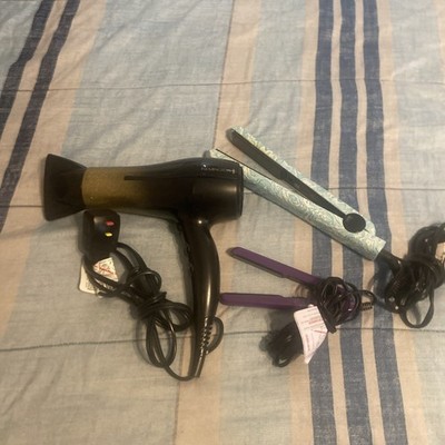 Remington Hair Dryer  and 2 Flat Iron and Hair Wave Set