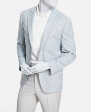 Calvin Klein Men's Green Solid Slim-Fit Soft Sport Coat Size 40R