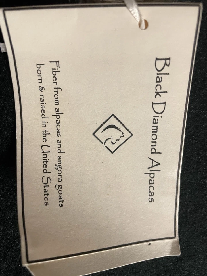 Hilo de alpaca diamante negro Foto 2 de 4