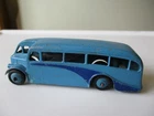 Vintage 1940s Dinky Toys No. #29E Single Deck Half-Cab Diecast Bus Blue Original