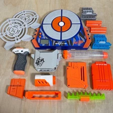 Nerf Elite Target Challenge Electronic Target & Accessories Lot