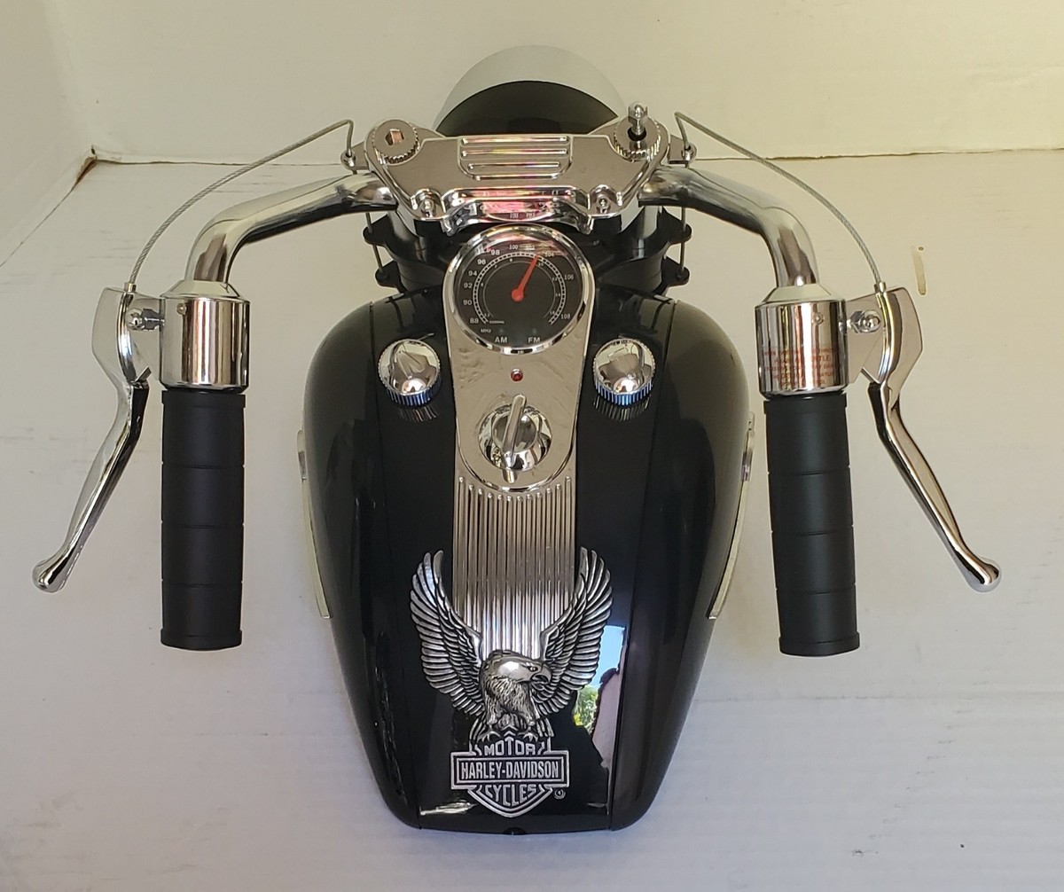 Harley-Davidson Tank Radio AM-FM with Headlights New Works! *READ