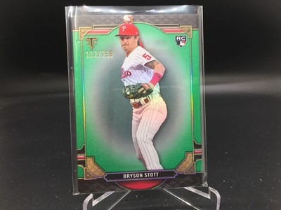 Bryson Stott 2022 Topps Triple Threads Emerald #61 #/259 Phillies RC Rookie