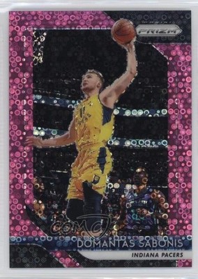 2018-19 Panini Prizm Fast Break Pink Prizm 47/50 Domantas Sabonis #174 0kr0
