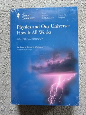 Physics and Our Universe How It All Works DVDs Guidebook & 3 Book Lectures 1-20 