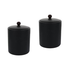  2 Pieces Ice Bucket Table with Handle for Drinks Stainless Steel Tongs