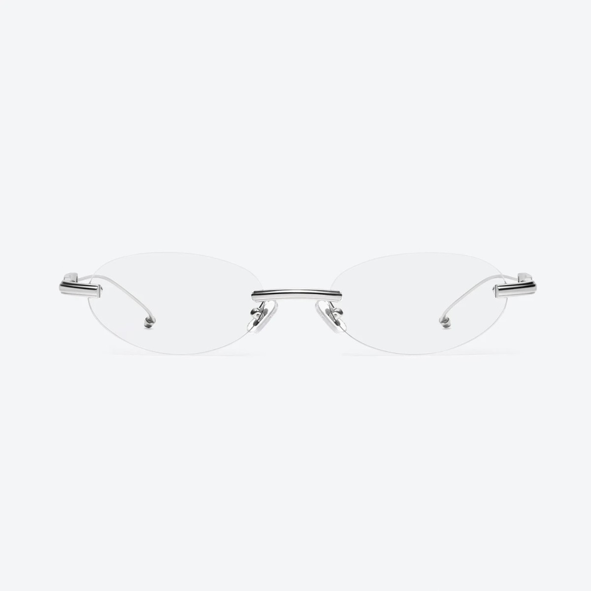 GENTLE MONSTER x MAISON MARGIELA MM217 Silver Clear Glasses
