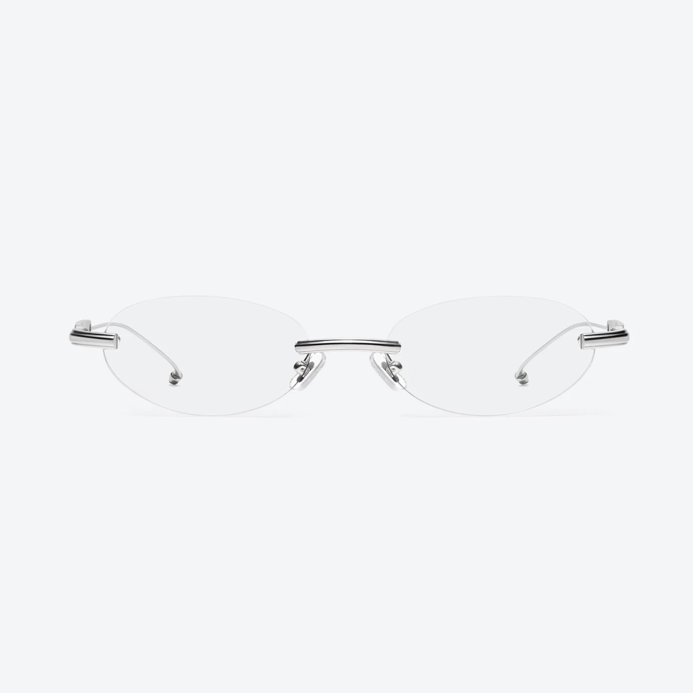 GENTLE MONSTER x MAISON MARGIELA MM217 Silver Clear Glasses / Authentic FedEx