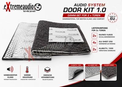 AUDIO SYSTEM DOOR KIT 1.0 Kit d'isolation Matériau isolant pour 2 x portes, A... - Photo 1/4