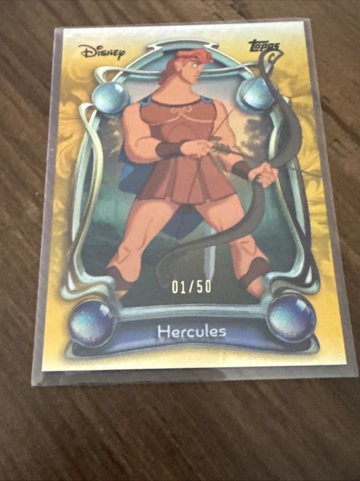 2025 Topps Disney Wonder Hercules #57 Gold Refactor /50 - Image 4 of 4