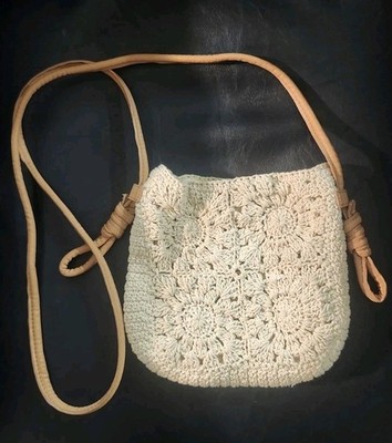 Super Cool BOHO Retro Crocheted Universal Thread Crossbody Bag Get The Vibe!