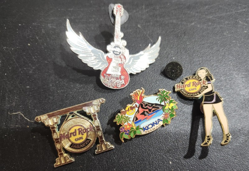 Hard Rock Cafe Lot Of 4 Enamel pins lot #11
