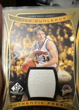 2004-05 SP Game Used - Authentic Fabrics Mike Dunleavy Jr. #AF-MI Gold 5/100...
