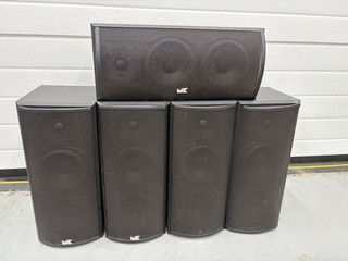 MILLER & KREISEL MK M&K SPEAKERS LCR 750 THX (SET OF 5 2 X L 2 X R & CENTRE)