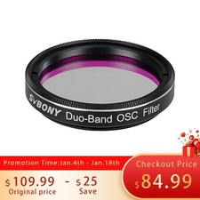 SVBONY SV220 Telescope Filter H-Alpha  OIII 7nm Dual-Band 1.25" Nebula Filter