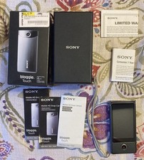 Sony Touch MHS-TS20/B 8 GB Camcorder - Black tested working excellent condition
