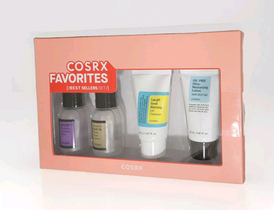 COSRX Favorites Best Sellers Set 4pcs New Cleanser Toner Power Essence Lotion