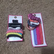 2PK JUSTICE HAIR ACCESSORIES BUNDLE 18 PCS IN TOTAL A .