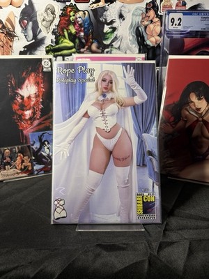 Emma Frost Katsumi Cosplay Exclusive Limited To 50 A & B Cover Calcha Comics 