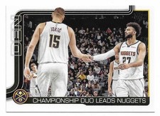 2025-26 Topps Basketball 5280!: Championship Duo Leads Nuggets #286 Denver MVP