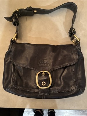 Coach Y2K 9248 Black Leather Soho Shoulder Bag Small/Medium