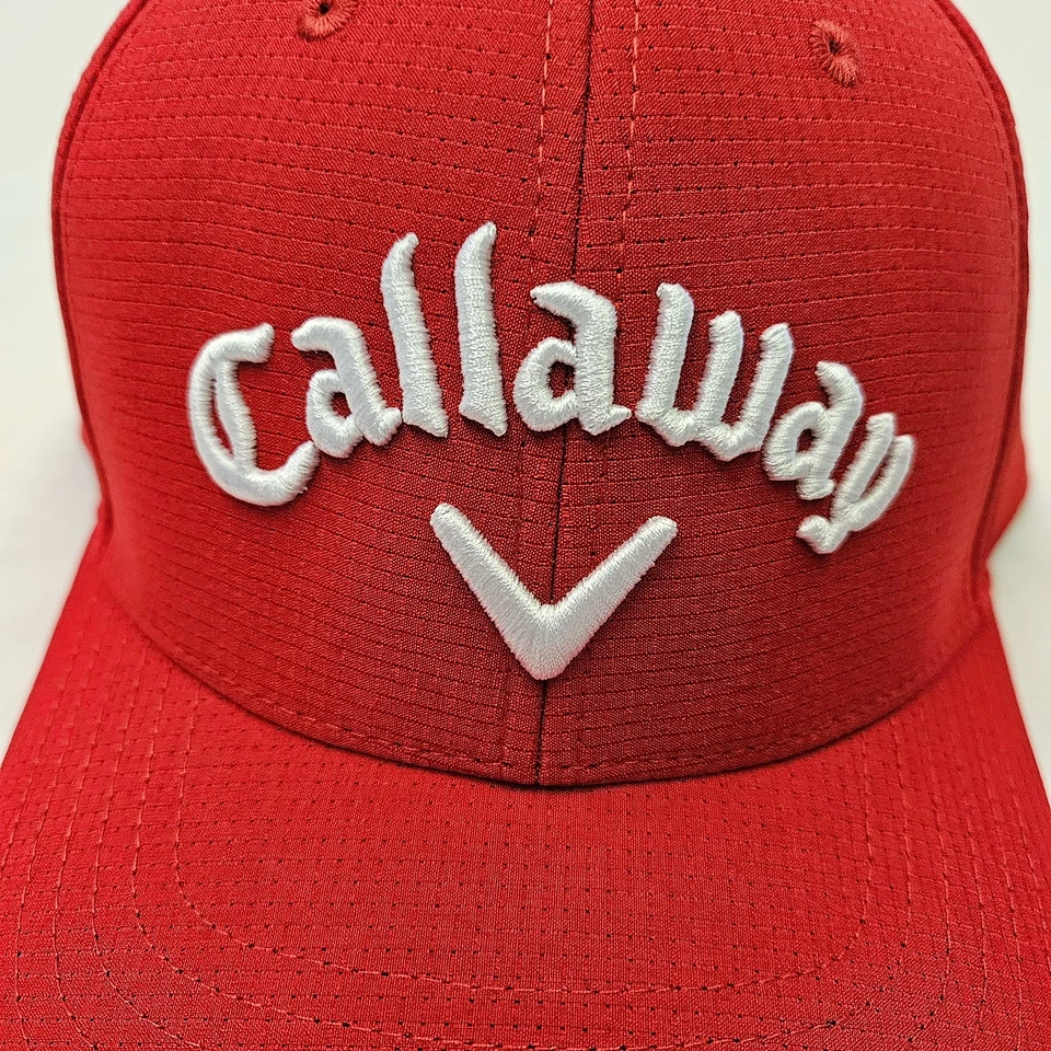 Gorra de golf Callaway ajustable roja Performance serie Pro Odessey para hombre talla única Foto 2 de 4