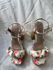 Betsy Johnson Women Platform Shoes Size 8 Made In China