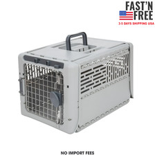 Sport Pet Designs 19-Inch Collapsible Plastic Dog Kennel, Portable Folding Pet