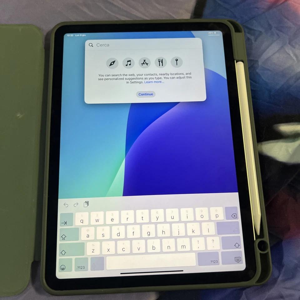 Tablet Apple Ipad Air 4 gen Quarta Wifi 256gb Verde A2316 + Penna Compatibile - Immagine 4 di 4