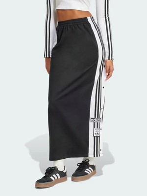 Adidas Originals Women's Black White Adicolor Adibreak Maxi Skirt JD0923