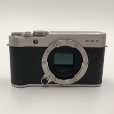 Fujifilm X-A10 Mirrorless Digital Camera Body Silver with Accessories