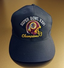 VTG Washington Redskins 1992 Super Bowl XXVI Champions NFL Snapback Hat EUC
