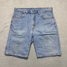 Vintage Levis 505 Jean Short Mens 38 Regular Fit Y2K Light Wash 100 Cotton