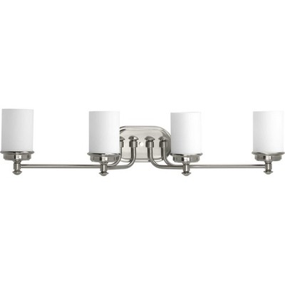 Progress Lighting P300015 Glide 4 Light 34''W Bathroom Vanity - Nickel