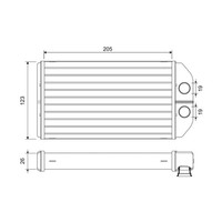 WäRmetauscher Innenraumheizung Valeo 811581