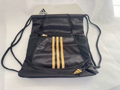Adidas Alliance II Sackpack Drawstring Black/Gold Metallic