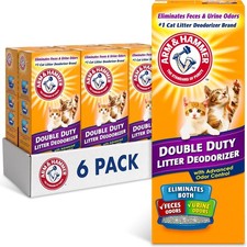 Cat Litter Deodorizer Double Duty, 30 oz, 6 Pack