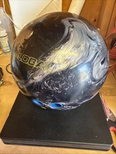 900 Global Boost Bowling Ball Black Silver Swirl Drilled 15 Lbs