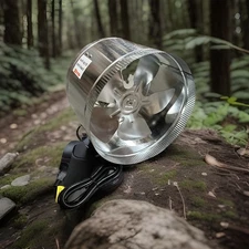 10” In-Line Duct Fan 1100 CFM Booster Intake Exhaust Ventilation Cooling Fan