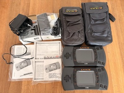 Atari Lynx II Sammler Set 2x Konsole (Geprüft / TOP) + Zubehörpaket