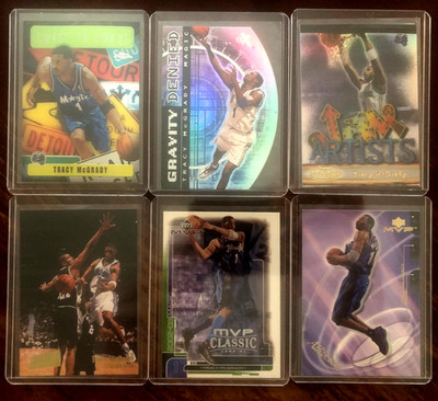 TRACY MCGRADY ORLANDO MAGIC INSERT LOT! 2000-01 GRAVITY DEFIED DIE-CUT! COAST 2