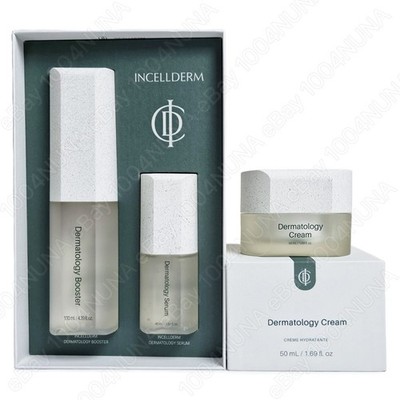 INCELLDERM 3 SET Dermatology First Package Booster + Serum + Active Cream