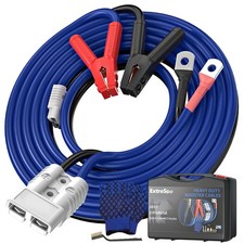 20 Gauge 30 Ft Heavy Duty Jumper Cables 1500amp Quick Connect Booster Cables