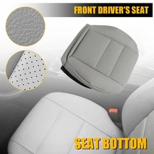 Gray Bottom Leather Seat Covers For 2008-2014 Mercedes Benz C250 C300 C350 Sport