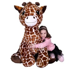 Giraffe Riese Plüsch 110cm Sitzen Plush Weic...
