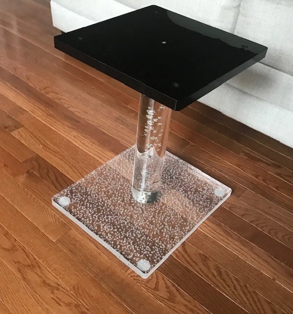 Base de mesa de centro acrílica. Pata de mesa de centro con soporte de mesa Foto 4 de 4