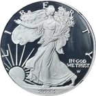 2024-W Silver American Eagle $1 NGC PF70 Ultra Cameo 1st Day of Issue Mercanti