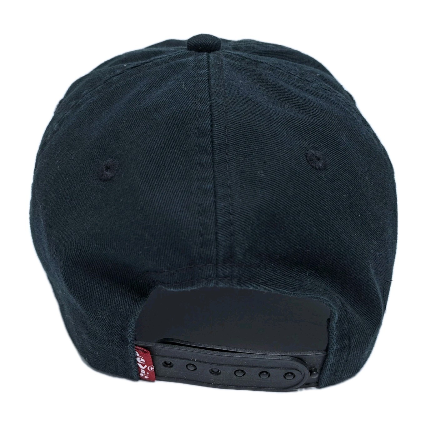Levis Hat Cap Black Strapback Basic Plain Cotton … - image 3