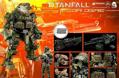 ThreeZero 3A Titanfall M-Core Militia 1:12 Actionfigur zum Sammeln mit Pilot